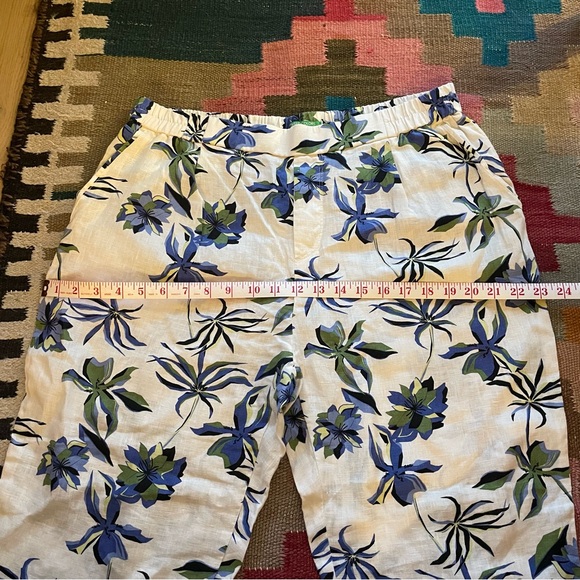 Linen floral pants - Picture 9 of 10